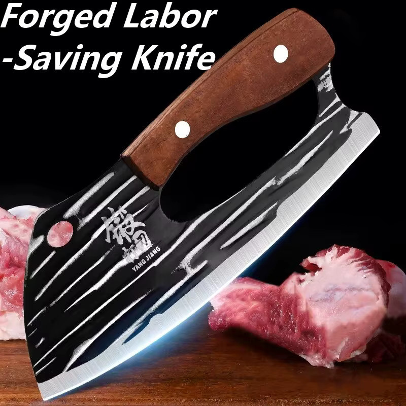 Seiko Forged Damen-Kochmesser mit ergonomischem Holzgriff zum präzisen Schneiden von Gemüse und Fleisch - Bild 2