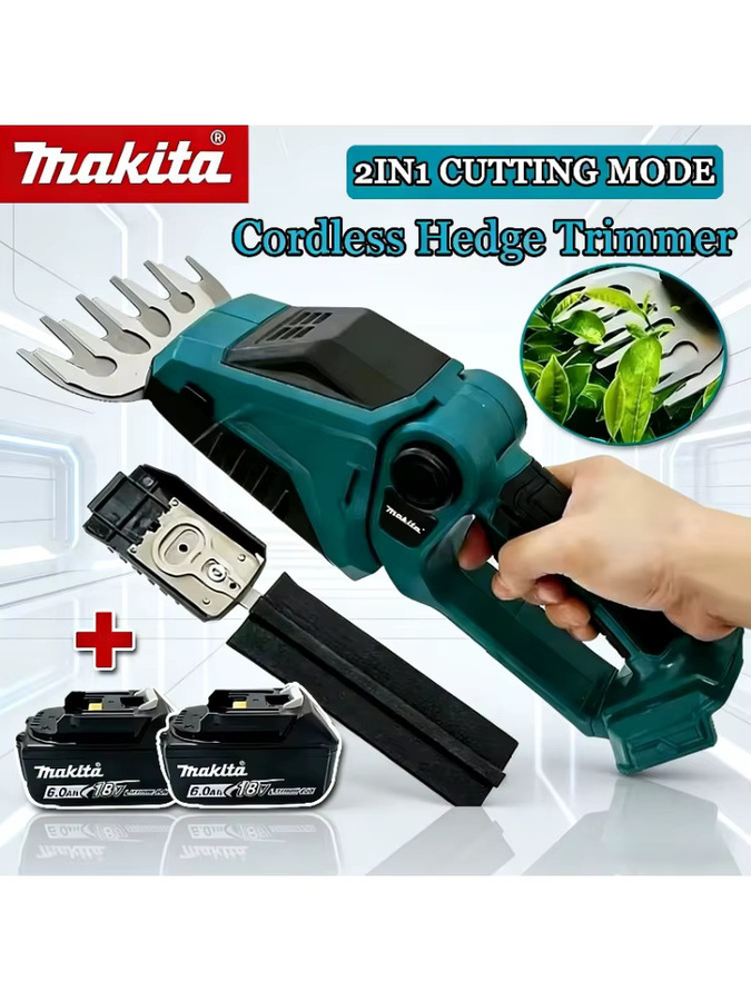 Makita 2-in-1 Akku-Heckenschere und elektrische Grasschere für den professionellen Gartenbereich - Bild 7