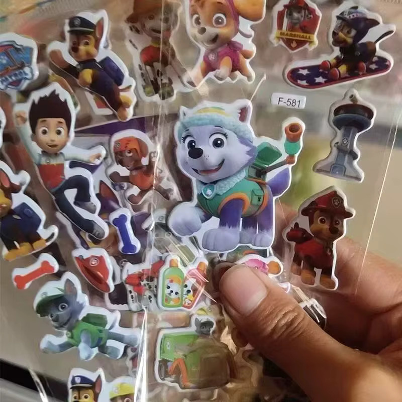 Paw Patrol Bubble Aufkleber, 12 Blatt, 3D Aufkleber - Bild 5