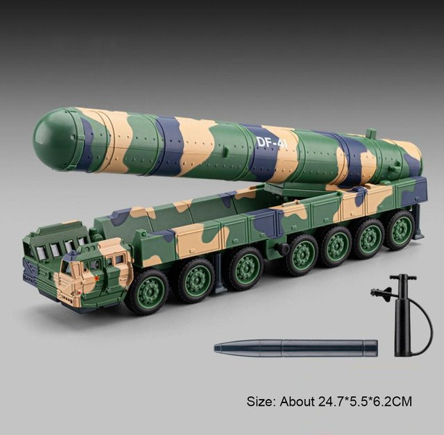 Linyi toy car Df-41 Df-5B Raketenwerfer Modell, Militärfahrzeug, mit Sound und Licht, ab 14 Jahren - Bild 1