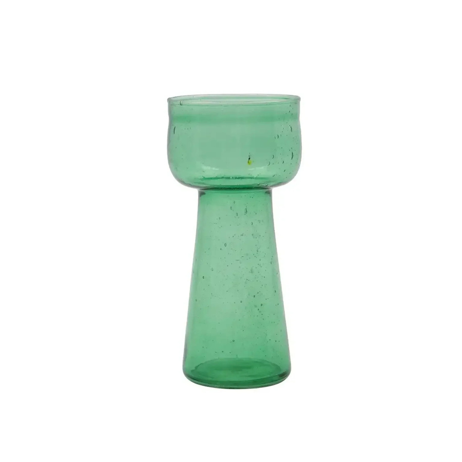 House Doctor Vase Tuur aus grünem Glas, Höhe: 16,5 cm - Bild 1
