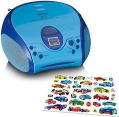 Tragbares Lenco SCD-24BU kids FM-Radio mit CD-Player und Kopfhöreranschluss in Blau - Bild 1