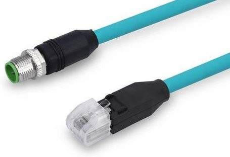 Di-soric 213119 Sensor-Aktor-Kabel Ethernet/LAN in Türkis - Bild 1