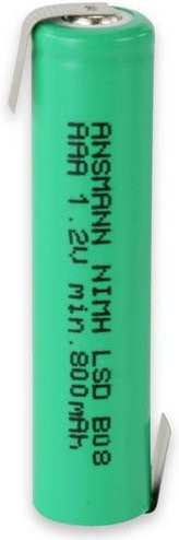 Ansmann Micro AAA NiMH Akku 1.2V in Grün - Bild 1