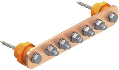 OBO Bettermann Potentialausgleich 1802 10 CU in Silber - Bild 1