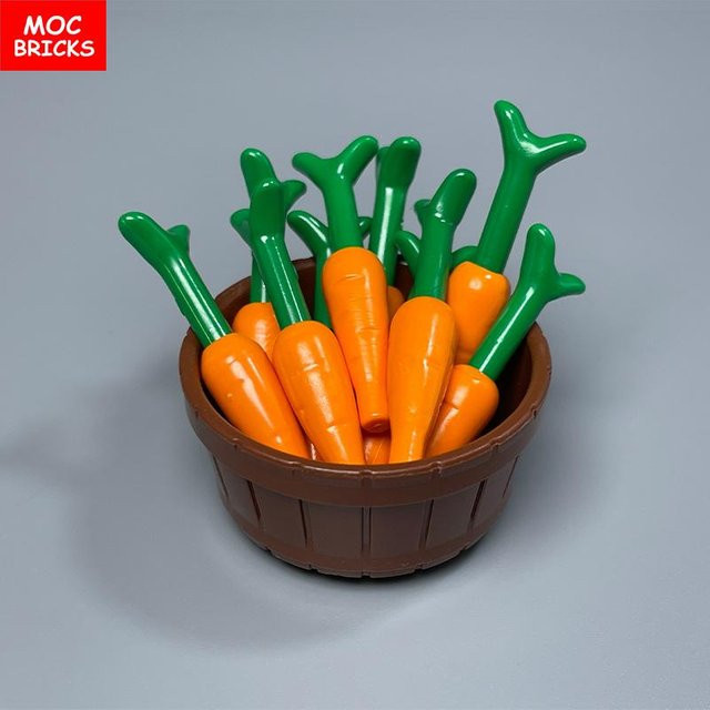 Yiran toy MOC Bausteine Gemüse Lebensmittel Obst, Konstruktionssteine, ab 6 Jahren - Bild 1