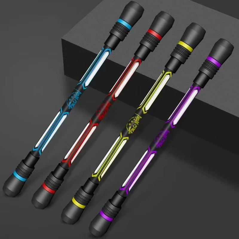 Fidget Spinner Stift-Set mit 0,5mm Kugelschreiber in Multicolour zur Stressbewältigung und Konzentration - Bild 2