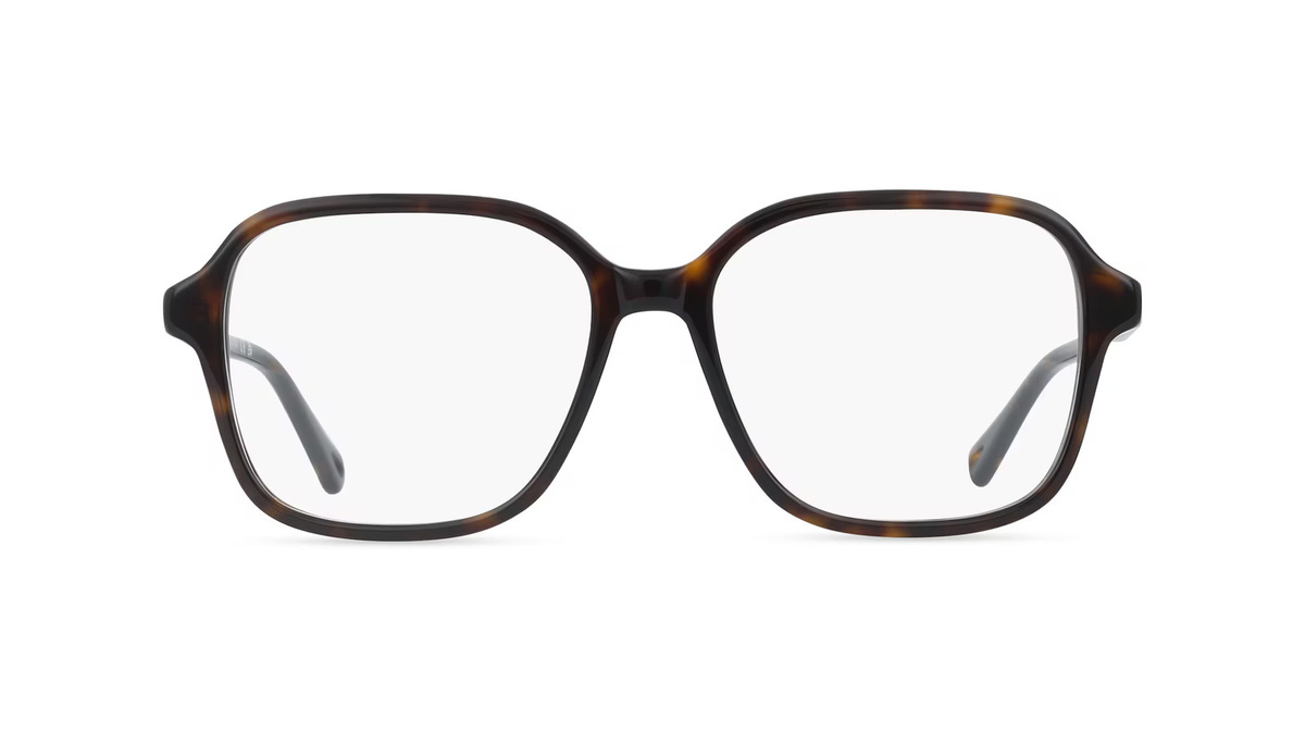 Chloé CH0313O Korrektionsbrille Damen, Vollrand, Eckig, Acetat, braun - Bild 1