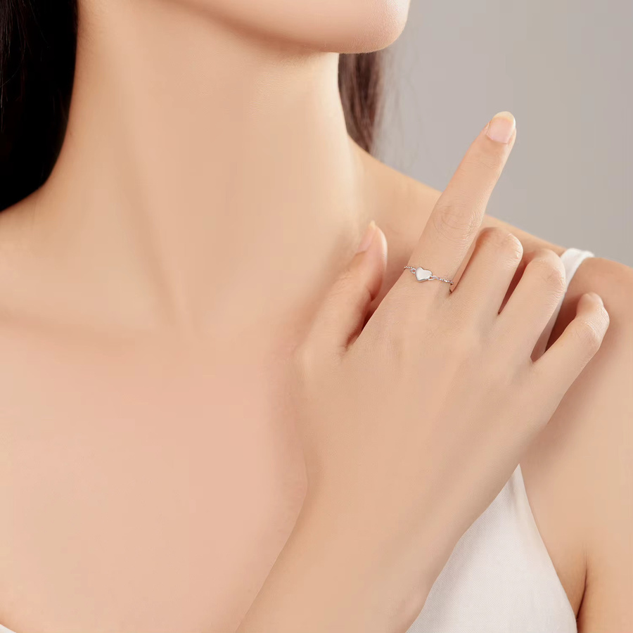 Orstarry Ring, 925 Silber, Herz, Damen - Bild 2