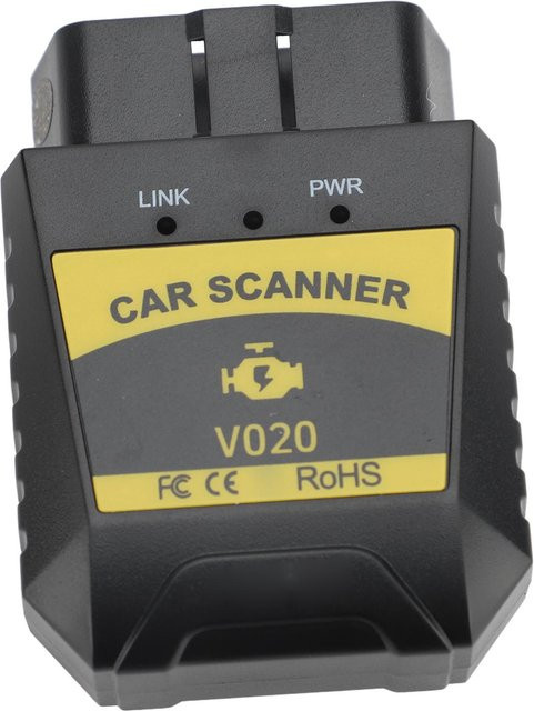 Igeteck Auto OBD Diagnosewerkzeug Bluetooth Scanwerkzeug für Android und EOBD in Schwarz - Bild 1