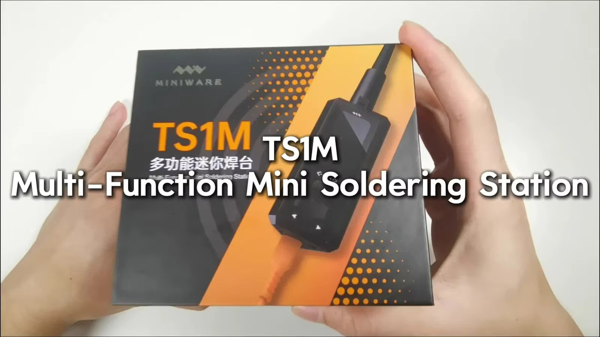 Miniware TS1M Mini-Lötstation mit Digitalanzeige und H100 Griffspitze in Schwarz - Bild 2