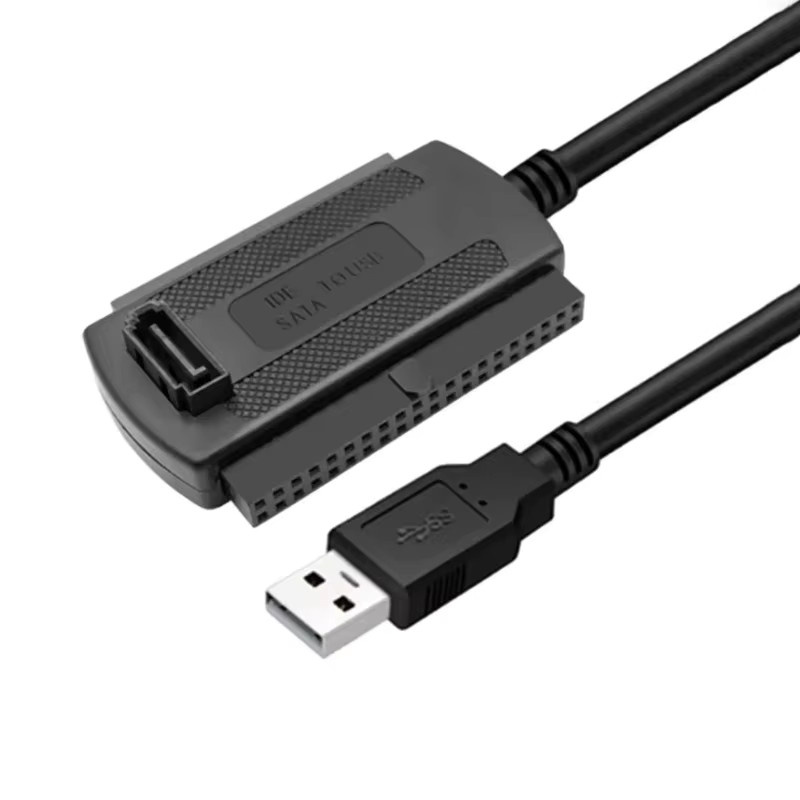 Ninth World SSD Easy Drive Line SATA zu USB 3.0 Konverter mit USB-C Anschluss, Schwarz - Bild 2