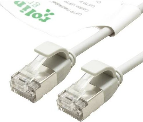 Roline Green U/FTP Patchkabel Cat.6A Ethernet/LAN, grau, 1,5 m - Bild 1