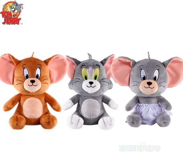 HUGKIS Tom und Jerry Plüschtiere, Plüsch / Textil, 19 cm - Bild 1