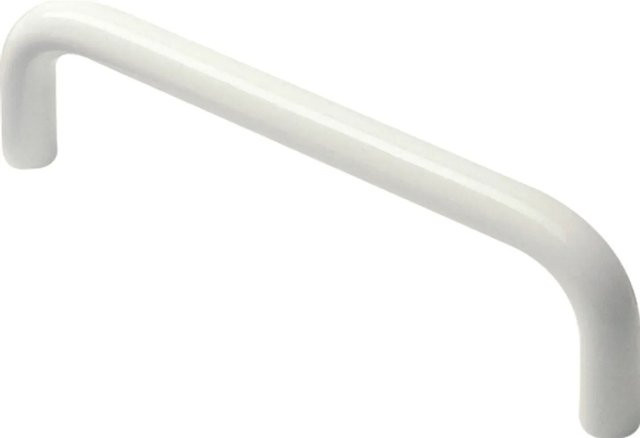 SIRO Möbelgriff Bügelgriff 6211A aus Metall in Weiß Matt, Länge: 128 mm - Bild 1