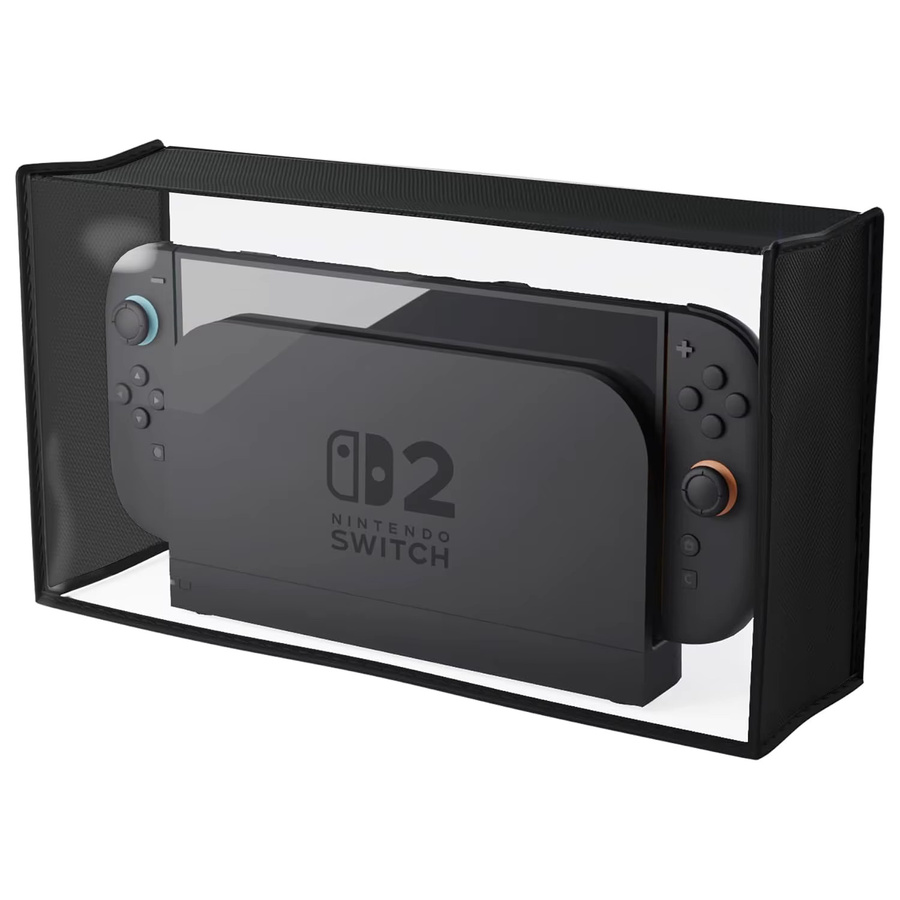 Staubschutzhülle für Nintendo Switch Konsole und TV-Dock in Schwarz - Bild 4