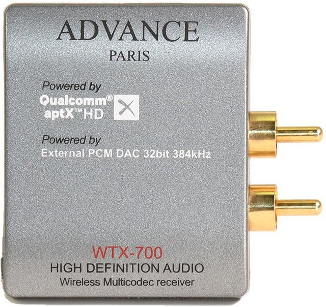 Advance Paris Bluetooth-Empfänger WTX-700 in Schwarz und Silber - Bild 1