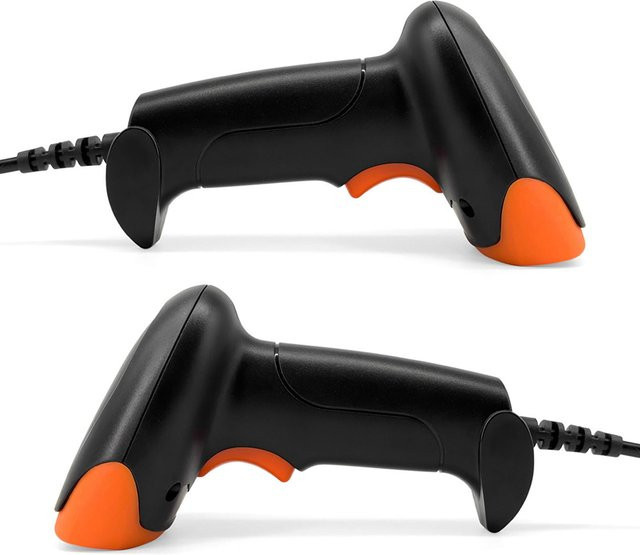 Koogeelife Handheld Barcode Scanner mit CMOS Bildsensor für 1D 2D und QR Codes, USB-Kabelgebunden, Schwarz - Bild 1