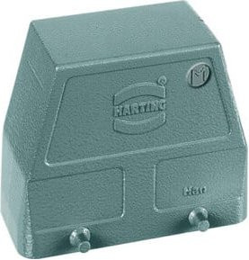 Harting Tüllengehäuse mit seitlichem Kabelausgang in Grau 19300160528 - Bild 1