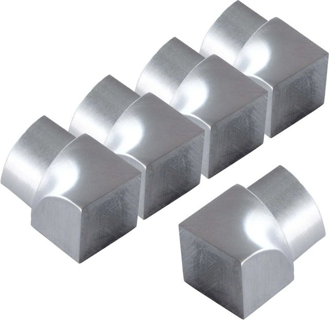 Dalsys Inneneck Fliesenschiene Viertelkreis aus Edelstahl gebürstet in Silber, B/H: 12,5 x 5 mm - Bild 1