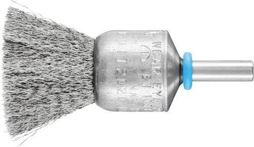 PFERD INOX-TOTAL Pinselbürste ungezopft mit Edelstahl-Draht Ø 0,15 mm, Durchmesser: 20 mm, Schaft-Durchmesser: 6 mm - Bild 1