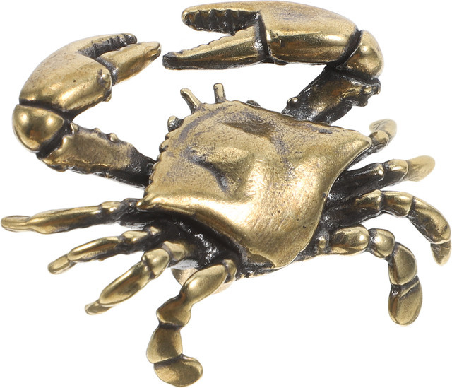 Messing-Schranktürgriff Knauf im nautischen Marine-Stil, Farbe Gold/Mehrfarbig - Bild 1