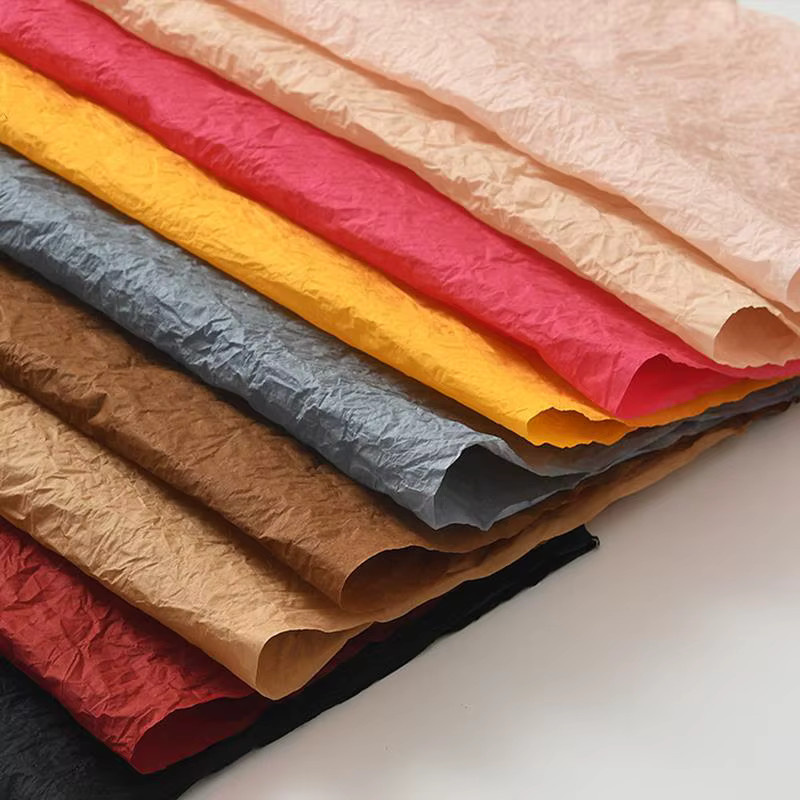 5 Stück Vintage Krepppapier in Multicolour für Blumenstrauß und Geschenke, B/B: 53 x 53 cm - Bild 2
