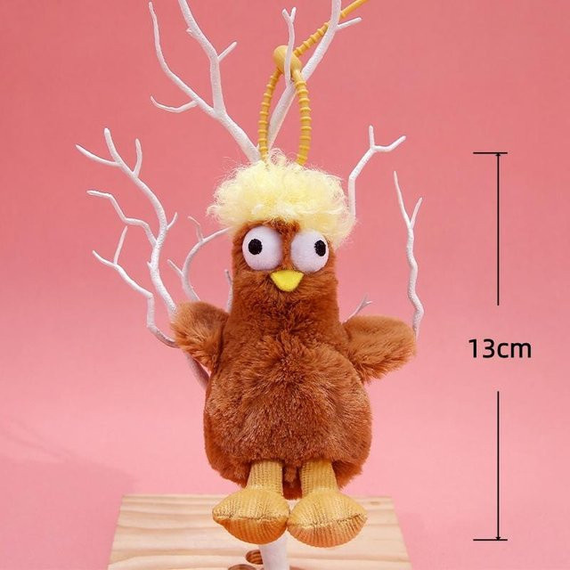 Yiran toy Hühnchen-Plüschanhänger, Stoffpuppe, 13 cm - Bild 1