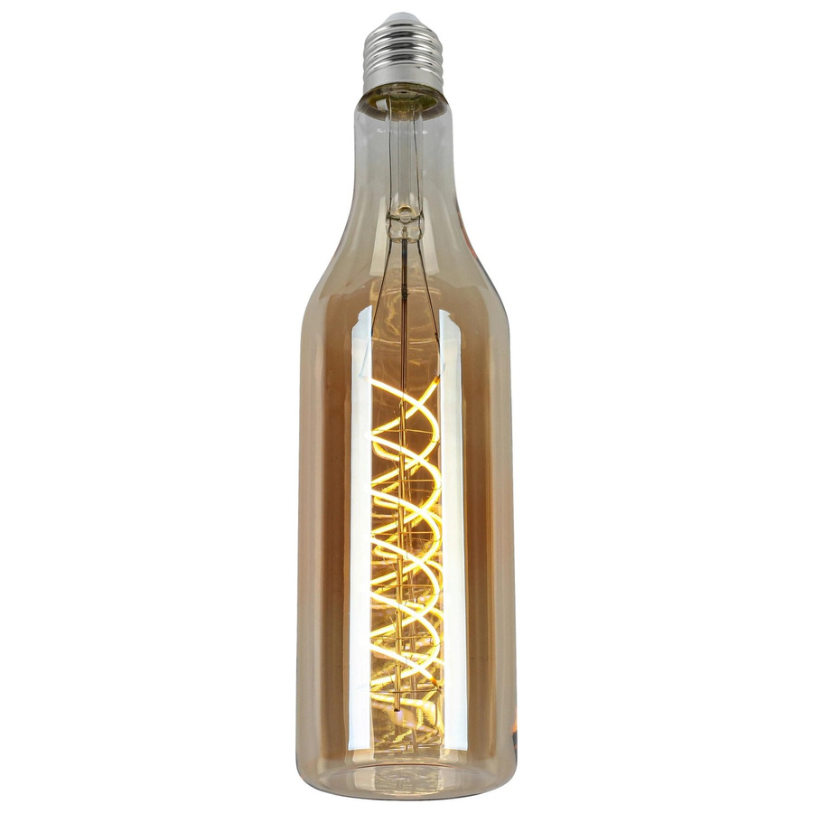 Mömax LED-Leuchtmittel Flasche in Bernsteinfarben mit warmweißem Licht und max. 4 Watt - Bild 2