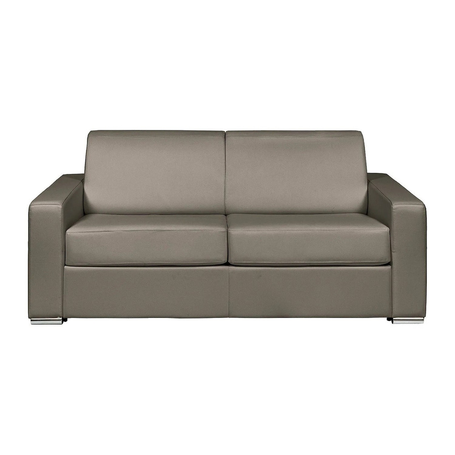 Vente-unique Schlafsofa Calito in Taupe, modernes Polstersofa für das Wohnzimmer, Breite: 194 cm - Bild 2