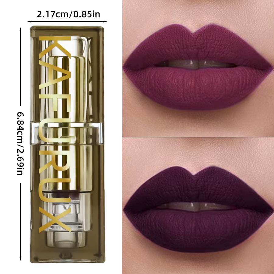 KAFURUX Lippenstift, Lila-Braun, Matt, Damen - Bild 5