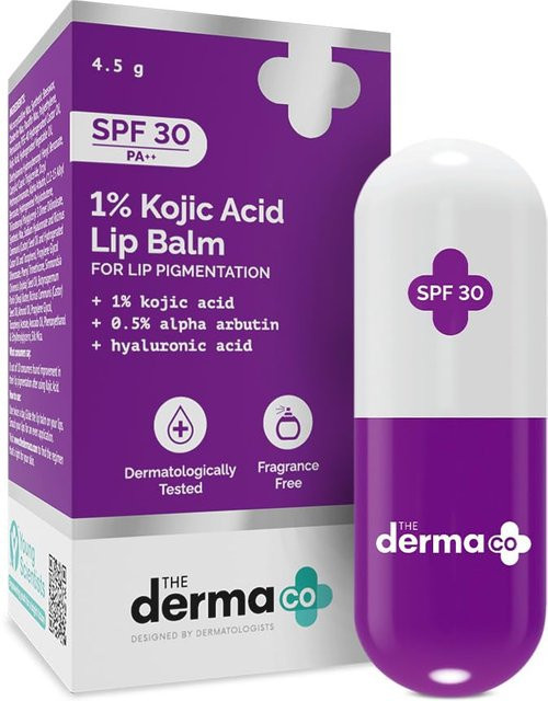 Derma Co Lippenbalsam mit Kojisäure, LSF 30, 4,5 g - Bild 1