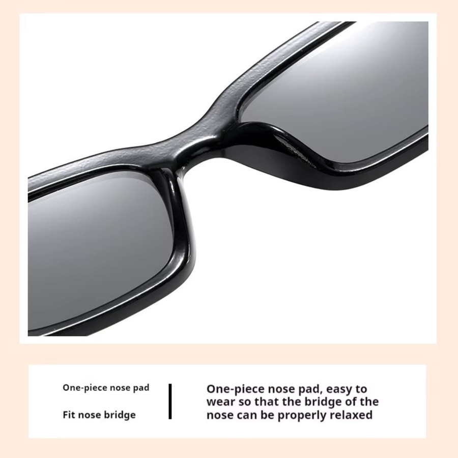 ZUXUB Kinder-Sonnenbrille Cat-Eye, Vollrand, Kunststoff, schwarz - Bild 2