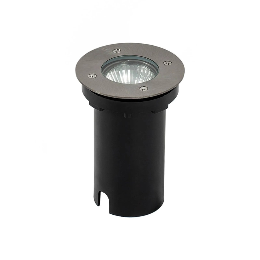 PRIOS Bodeneinbauleuchte Riya 9934184, 1-flammig, GU10, Edelstahl und Alu in Silber/Alu-grau, wasserdicht IP67 für den Außenbereich - Bild 2