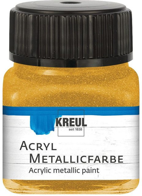 KREUL Acryl Metallicfarbe Gold, 20 ml - Bild 1