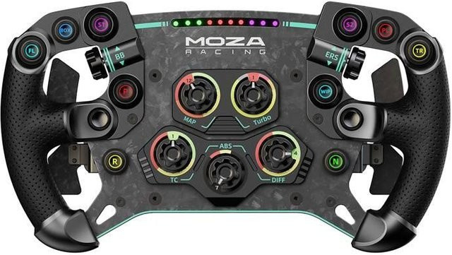 Moza Racing GS V2P Gaming-Lenkrad für PC in Schwarz - Bild 1