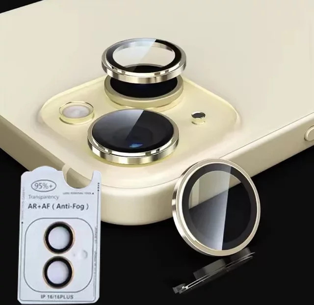 2-3 Stück Kamera Objektiv Schutzglas Set für Apple iPhone 17 16 Pro Max und iPhone 14 Pro Max, gehärtetes Glas, Schwarz und Transparent - Bild 1