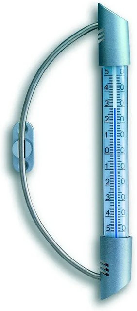 TFA Fenster-Thermometer Orbis in Silber - Bild 1