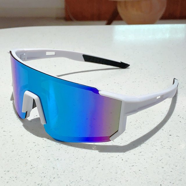 KAMMP Sportsonnenbrille, Unisex, Vollrand, weiß, Kunststoff - Bild 1
