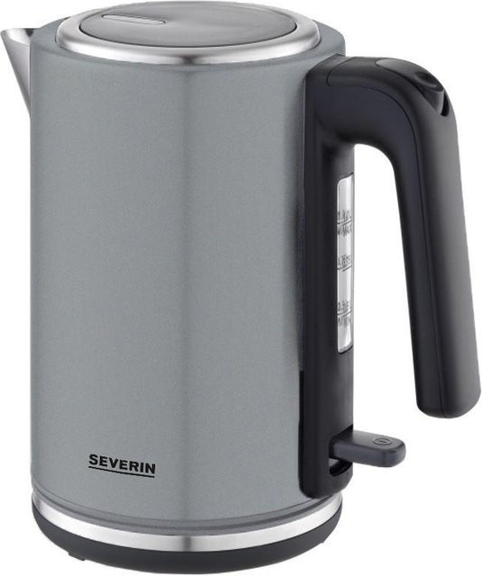 Severin Wasserkocher WK 9574 in Grau aus Edelstahl und Kunststoff mit Auto-Shutoff - Bild 1