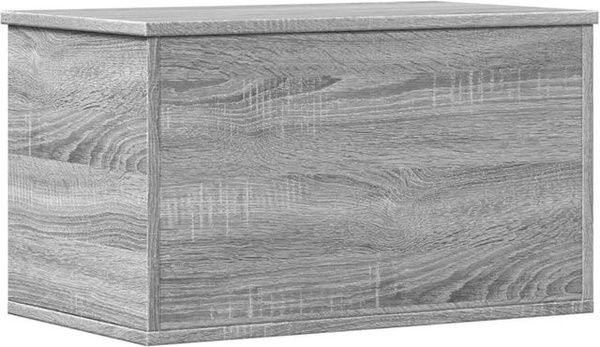 vidaXL Truhe in Grau Sonoma aus Holzwerkstoff, B/T/H: 60 x 35 x 35 cm