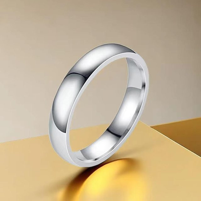 Titanring Edelstahl, Weiß, Damen, Größe 13 - Bild 1
