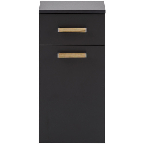 Schildmeyer Seitenschrank Duo in Schwarz mit Soft-Close-Türen und Regalböden, B/H/T: 32,7 x 67 x 35,3 cm - Bild 2