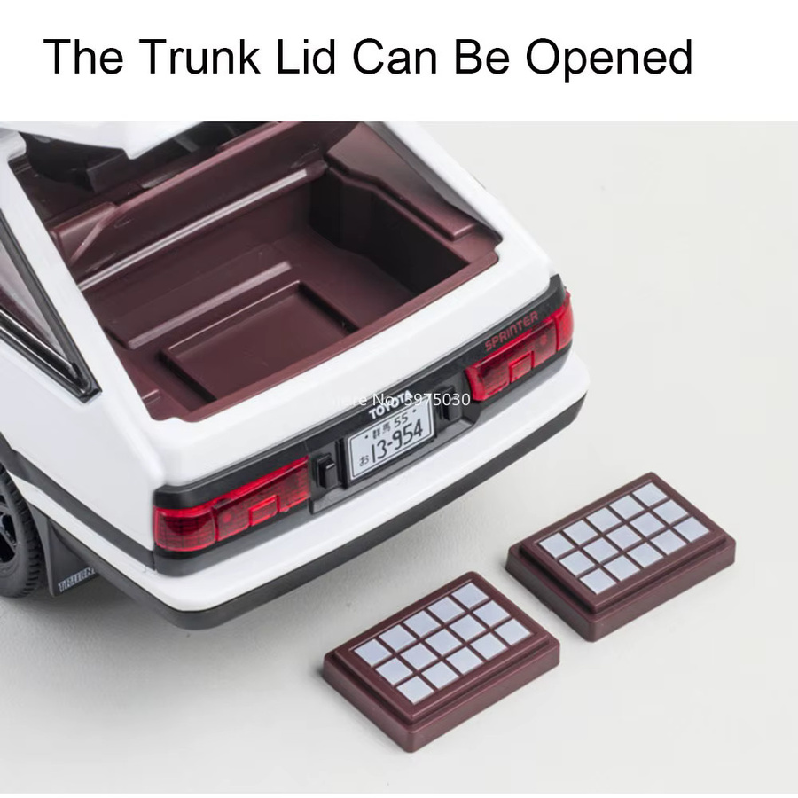 MAKEDA AE86 Highlander Sportwagen Modell, 1:24, Metall, mit Licht und Sound - Bild 4