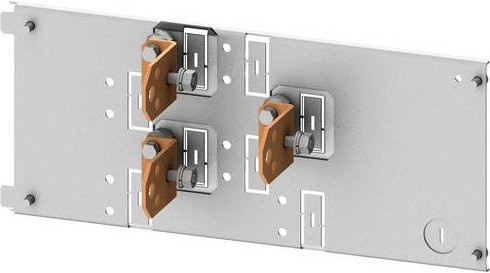 Siemens Energieverteiler 8PQ6000-8BA17 in Silber für den Einbau - Bild 1