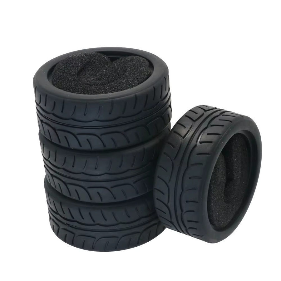 U-Angel-1988 On-Road Auto Weiche Reifen, 4-teiliges Set, 65mm, Gummi - Bild 5