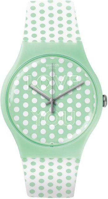 Swatch Armbanduhr, Quarz, Kunststoffgehäuse, 41 mm, Silikonarmband, Unisex - Bild 1