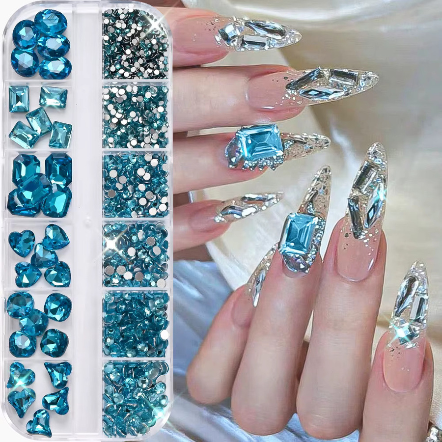 HotPress Nagel-Charms Seeblau, Glänzend - Bild 3
