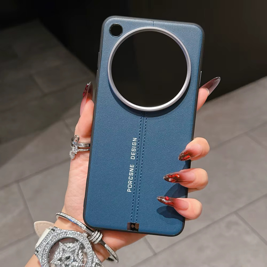 Luxus PU Leder Schutzhülle für OPPO Find X8 Pro Ultra in Blau, matt, magnetisch, stoßfest und kabelloses Laden unterstützt - Bild 2