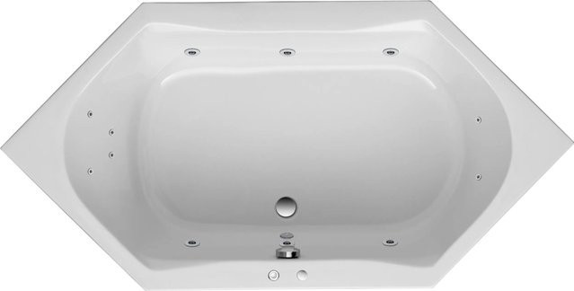Ottofond Whirlpool Corsica Komfort Weiß B: 200 cm, T: 100 cm - Bild 1